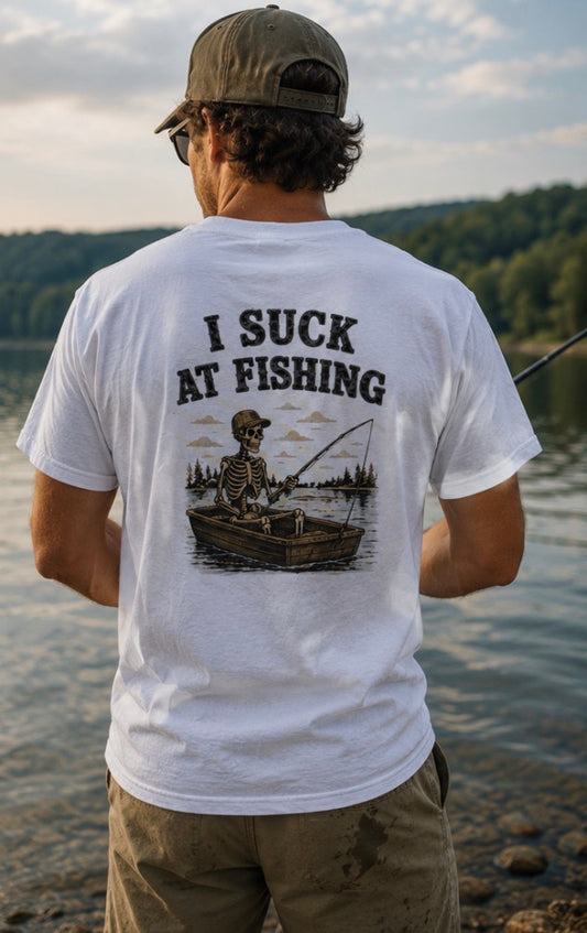 "I Suck at Fishing" T-Shirt