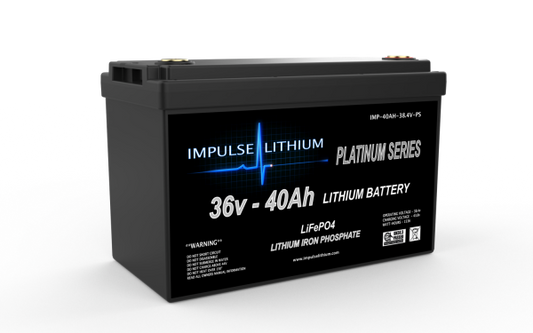 Impulse Lithium 36v 40Ah Platinum Series LiFePO4 Lithium Battery